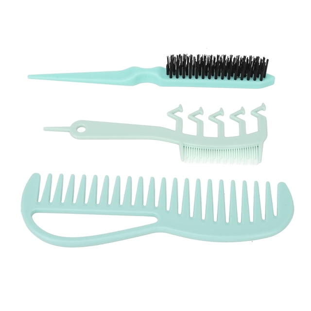Juego de peines para peinar el cabello, juego de 3 cepillos para peinar el cabello, kit de cepillos para peinar el cabello, mejore su experiencia