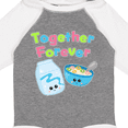 thumbnail image 4 of Inktastic Together Forever- Milk and Cereal Boys or Girls Long Sleeve Baby Bodysuit, 4 of 5