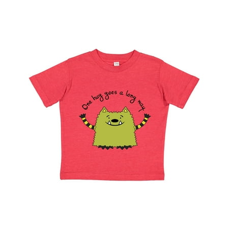 

Inktastic One Hug Goes a Long Way- Whatif monster Gift Toddler Boy or Toddler Girl T-Shirt