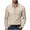 Khaki, variant on akafmk Mens Long Sleeve Shirts Button Front Collared Shirt with Pocket Linen-Like Breathable Fall Tops, Size L