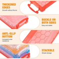 thumbnail image 3 of 10Pcs Large Capacity Plastic Pencil Box Clear Pencil Case Crayon Box, 3 of 5