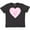 Retro Heather Black, variant on Inktastic Grandpa's Sweetie Pie with Pink Hearts Youth T-Shirt