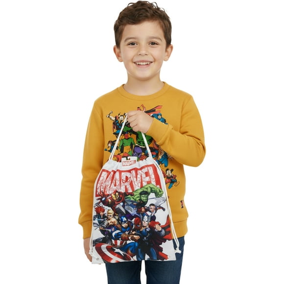 Set de Sudadera y Mochila tipo Morral de Avengers