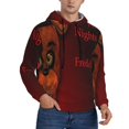 Five Nightat Freddy Hoodies Casual Long Sleeve Drawstring Pullover Tops