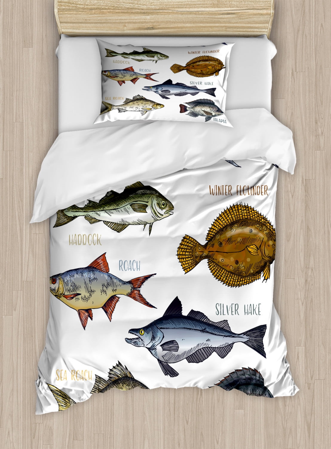 fishing duvet cover