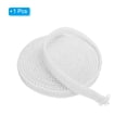 thumbnail image 3 of Uxcell 5/8"x 1/8"x118" Wood Stove Gasket, Fiberglass Flat High Temperature Resistance Seal Rope, White, 3 of 6