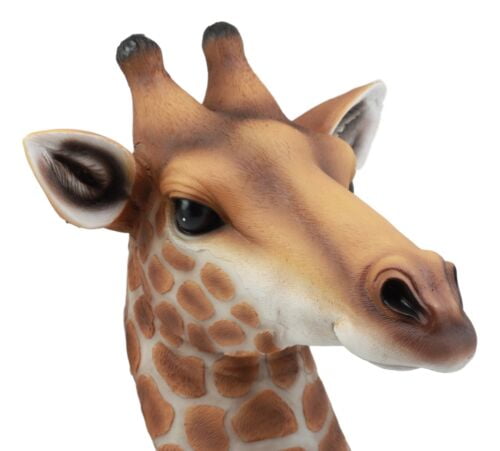 Kenya The Safari Giraffe Head Wall Decor Wildlife Animal Taxidermy 3D Sculpture 