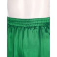 thumbnail image 6 of SiiRoh Women's Indian Belly Dance Satin Harem Pants Loose Solid Color Hippie Trousers Pantalons Green L, 6 of 7