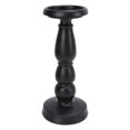 thumbnail image 2 of Candelabro de hierro, proceso de pintura negra mate, candelabro Simple, decoración de velas para el hogar y la boda, 2 of 12
