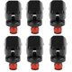 thumbnail image 1 of 6pcs Wine Bottle Stoppers, 5pcs Wine Champagne Bottle Stopper(black),wine Silicone Expansion Wine Stopper Red Wine Stopper Wine Bottle Stopper Cool Ke, 1 of 5