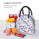 thumbnail image 5 of Fotbe Lavender Flowers Bolsa de Almuerzo con Estampado, Lonchera Aislada, Contenedor de Comida Reutilizable Tipo Cooler a Prueba de Fugas, 5 of 6