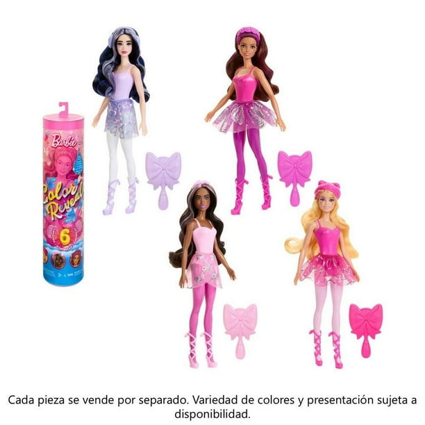 Muñeca Barbie Color Reveal Bailarinas de Ballet Sorpresa Walmart