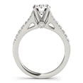 thumbnail image 2 of 14k White GoldProng Set Diamond Engmt Ring 1 3/8 cttw SZ 3.5, 2 of 2