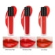 thumbnail image 4 of Kit de brillo de labios líquido mate Vhermosa 3 uds color rojo sandía rojo fresa limón helado, 4 of 8