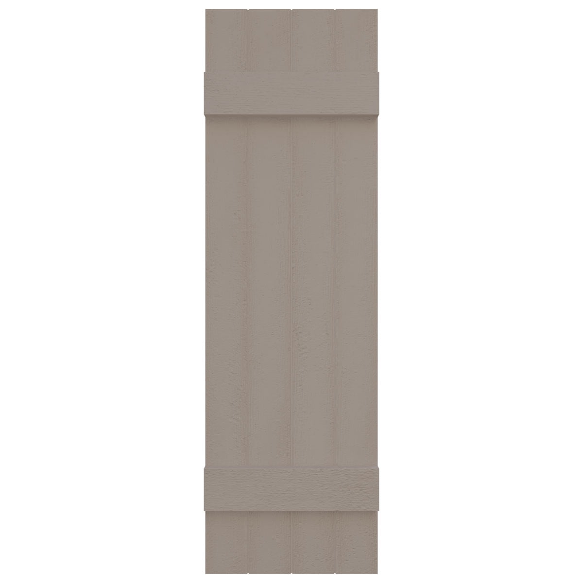 14"W x 51"H Mid-America Vinyl, Standard Size Four Board Joined Shutters, w/Installation Shutter-Lok's & Matching Screws, 008 - Clay