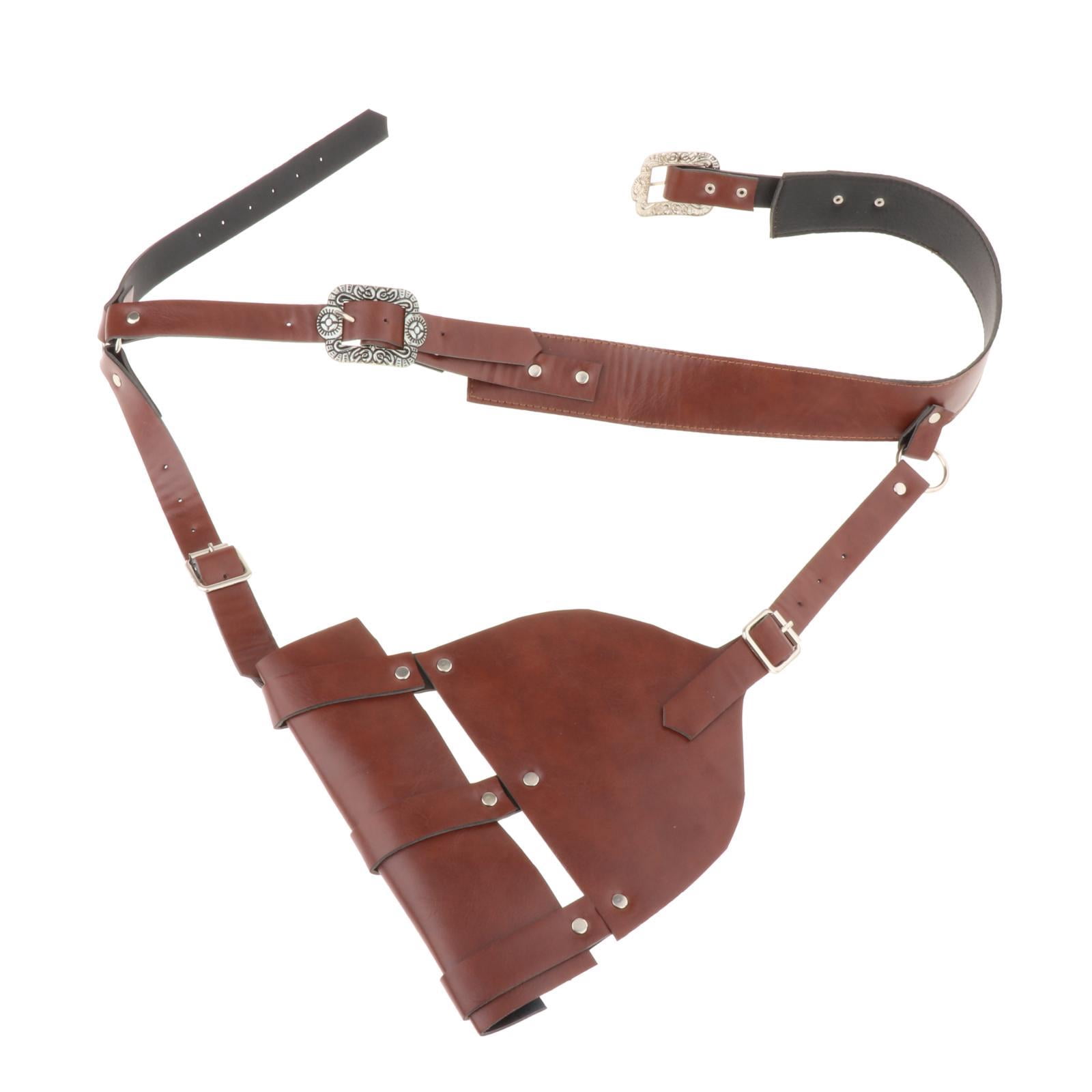 Waist Belt Sheath Costume PU With Buckle Cutlass Scabbard Holder Rapier