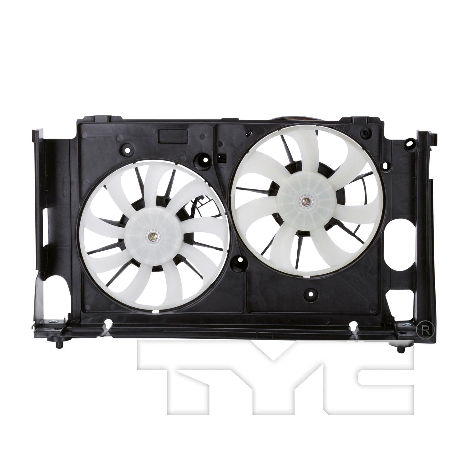 TYC 622310 Dual Radiator and Condenser Fan Assembly Fits select: 2010-2015 TOYOTA PRIUS, 2012-2017 TOYOTA PRIUS V