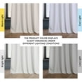 thumbnail image 3 of HPD Half Price Drapes Pillow White Heritage Plush Velvet Room Darkening Curtains for Bedroom & Living Room Curtains (1 Panel), Window Curtains 120 inches long, Rod Pocket Curtains & Drapes, 50W X 120L, 3 of 12