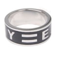 thumbnail image 2 of Pride Shack - Black Enamel Equality Ring - LGBT Lesbian Gay Pride Ring Steel, 2 of 2