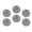 M040, variant on Glass Refrigerator Magnet 6Pcs Magnetic Fridge Sticker,Decor for Kitchen,Whiteboard,Cabinet,Lemon Fruit Pattern On Black And White Background