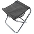 thumbnail image 2 of Outdoor Portable Folding Stool Aluminium Alloy Train Painting Camping Folding Stool Plus Size Silver Grey, 2 of 5