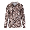 thumbnail image 4 of Pntutb Blusa con estampado de leopardo de manga larga con botones sueltos para mujer Pntutb Pntutb-5179, 4 of 7