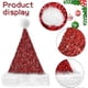 thumbnail image 4 of Christmas Sequin Santa Hat Glittery Sparkly Santa Hat for Adults New Year Xmas, 4 of 5