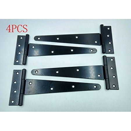 Wang Data 4pcs T Strap 11 Heavy Duty Shed Hinge Gate Decorative