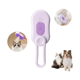thumbnail image 2 of 3 In 1 Depilación Cepillo De Vapor Para Gato Perro Mascota Malubero Morado, 2 of 4