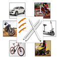 thumbnail image 2 of 6 Pcs Espatulas 30/40cm Para Desmontar Llanta De Moto Auto Malubero PLATA NARANJA, 2 of 3