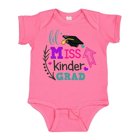 

Inktastic Lil Miss Kinder Grad with Arrows Girls Baby Bodysuit