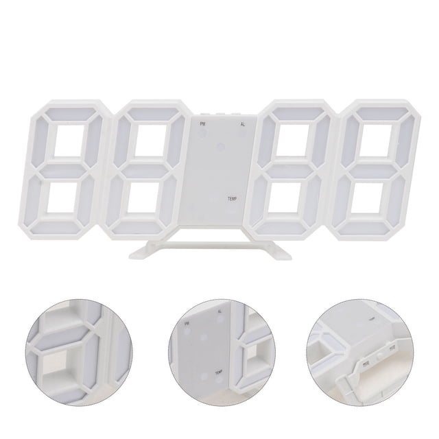 OHOIOLLA Digital LED Con Pantalla Y Para Escritorio O Pared