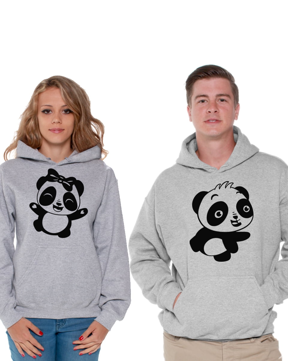 Panda Couple Hoodies Panda Sweatshirt 