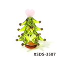 thumbnail image 1 of Suministros de decoración navideña, árbol de cristal, ambiente interior, diseño de escena, muebles, decoración del hogar, mesa de Navidad, árbol de cristal, 1 of 4