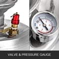 thumbnail image 6 of BENTISM 3Gal Stainless Steel Sprayer, Set with 20’’ Wand& Handle& 3.3’’ Reinforced Hose, Hand Pump Sprayer with Pressure Gauge&Safety Valve, Adjustable Nozzle Suitable for Gardening and Sanitizing, 6 of 10