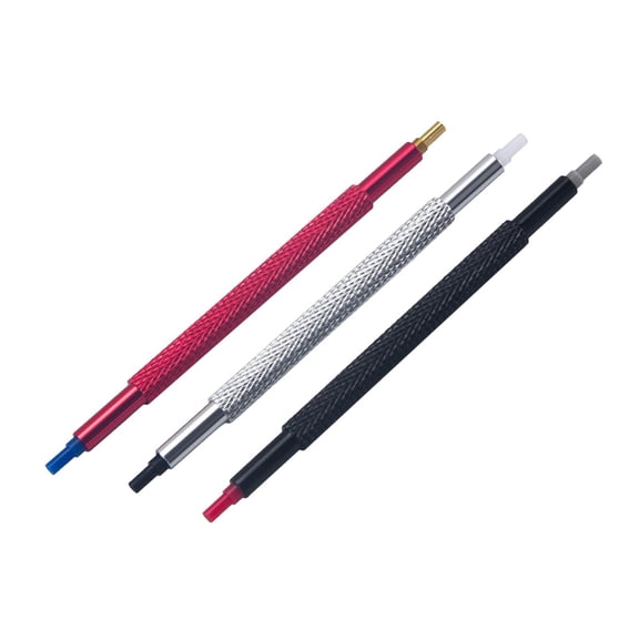 Juego de 3 empujadores de mano para reloj, aguja para reloj, herramienta de reparación de relojes de pulsera de Metal portátil, práctica y resistente