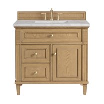 James Martin Vanities 424-V36-3Vsl Lorelai 36" Single Basin Wood Vanity Set - Light