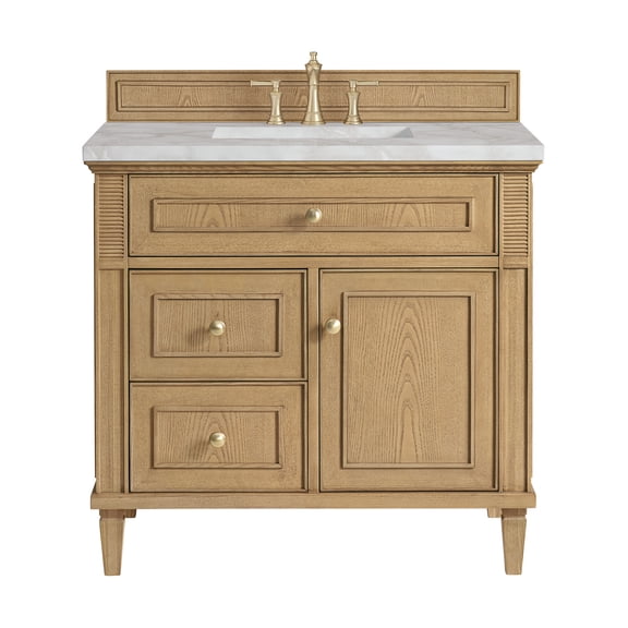 James Martin Vanities 424-V36-3Vsl Lorelai 36" Single Basin Wood Vanity Set - Light