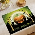 thumbnail image 5 of Juego de 4 manteles individuales de Halloween de otoño, 11,8 x 15,7 pulgadas, lavables para decoraciones de mesa de cocina y comedor (4 piezas), 5 of 5