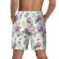 thumbnail image 2 of Rocae Orchids Flowers for Men's Swim Trunks Quick Dry With Two Side Pockets and One Lined Patch PocketXX-Large, 2 of 9