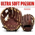 thumbnail image 4 of Franklin Sports RTP Pro Baseball Glove - Adult + Youth Fielding Mitt - 11" Righty - Brown, 4 of 7