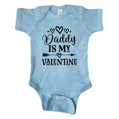 

Inktastic Daddy Is My Valentine Holiday Gift Baby Girl Bodysuit