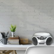 Craig Bluetooth CD/Radio Boombox, Silver, CD6925BT