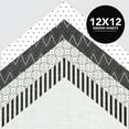 thumbnail image 4 of Roobee by Mara Mi Black and White Printed Scrapbook Paper, 50 Sheets, 25 Designs, 4 of 7