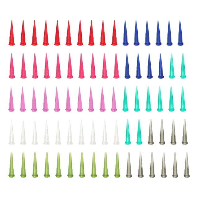 Aiguille de Distribution Effilée 8 Jauge Mixte, 160 Pcs Distributeur de Liquide à Extrémité Émoussée en Plastique