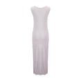 thumbnail image 4 of Birdeem Robes pour Femmes Robe Longue Élégante Aguichant Sans Manches Couleur Unie Mode, 4 of 12