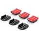 thumbnail image 2 of Soporte para casco, soporte plano y curvo, compatible con GoPro Hero 10, 9, 8, 7, Max, Fusion, Hero (2018), 6, 5, 4, Session, 3+, 3, 2, 1, cámara de acción DJI Osmo, 2 of 5