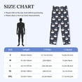 thumbnail image 4 of Lsque Swan And Flowers1 Print Men's Pajama Pants, Lounge Pant - Comfortable Home Wear,Elastic Waistband, Stylish Design-Large, 4 of 9