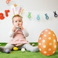 thumbnail image 4 of Olilia 16 inch Inflatable Easter Eggs Decorations with Hand Pump Easter Inflatables Outdoor Decorations Easter Egg Yard Kids Toys Colorful Egg Ornaments for Yard, Lawn, Garden, Party (Orange), 4 of 7