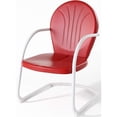 thumbnail image 1 of Pemberley Row Steel Red Chair UV Resistant 34.5" H x 21" W x 28.5" D Easy To Assemble, 1 of 6